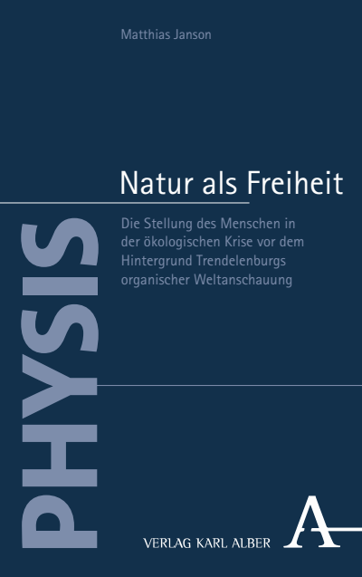 Cover of book: Natur als Freiheit