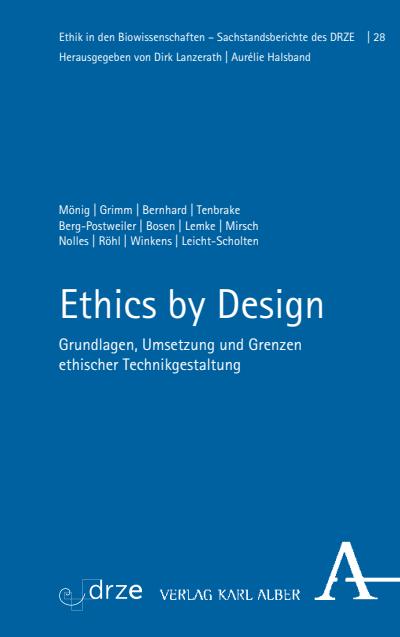Cover des Buchs: Ethics by Design