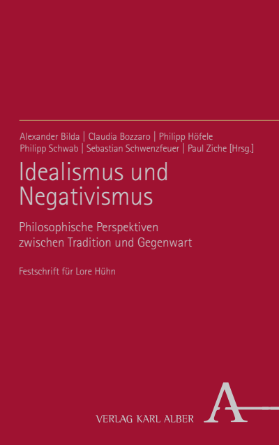 Cover des Buchs: Idealismus und Negativismus