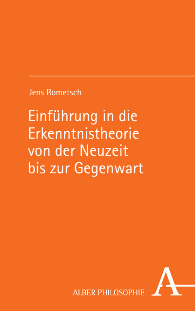Cover of book: Einführung in die Erkenntnistheorie von der Neuzeit bis zur Gegenwart