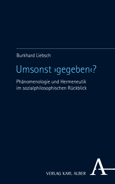 Cover of book: Umsonst ›gegeben‹?