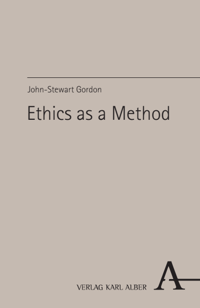Cover of book: Ethics as a Method