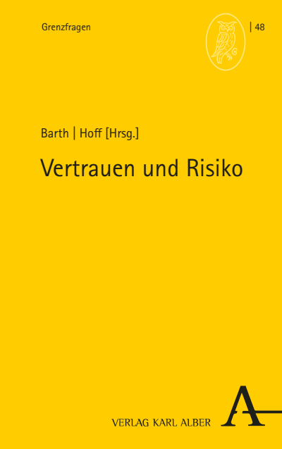 Cover of book: Vertrauen und Risiko
