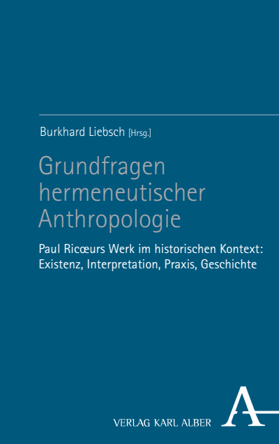 Cover of book: Grundfragen hermeneutischer Anthropologie