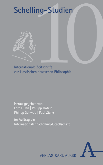 Cover of book: Schelling-Studien