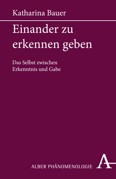 Cover des Buchs: Einander zu erkennen geben