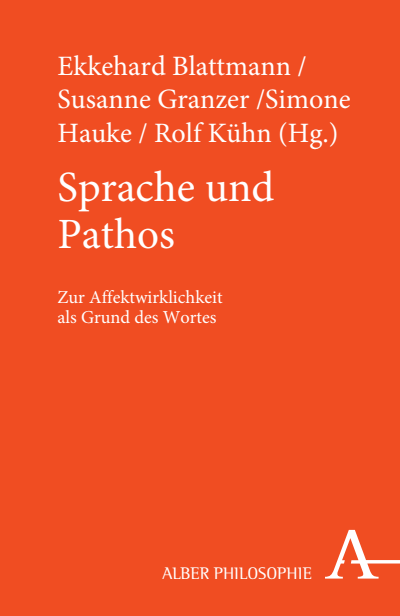 Cover of book: Sprache und Pathos