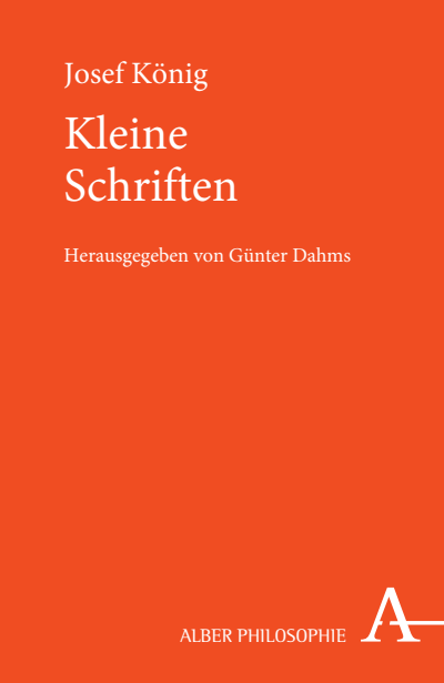 Cover of book: Kleine Schriften