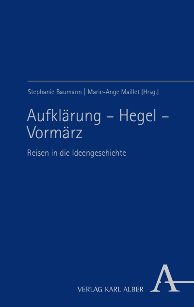 Cover des Buchs: Aufklärung – Hegel – Vormärz