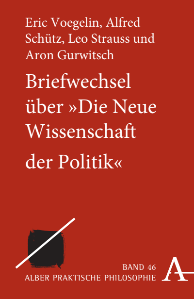 Cover of book: Briefwechsel über "Die Neue Wissenschaft der Politik"