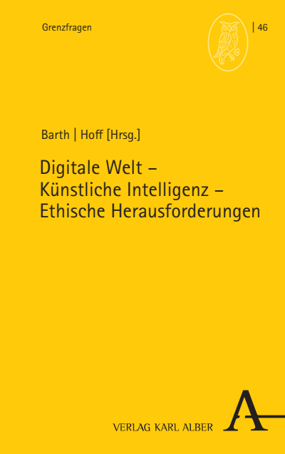 Cover of book: Digitale Welt – Künstliche Intelligenz – Ethische Herausforderungen