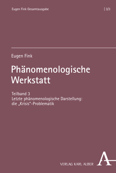 Cover of book: Phänomenologische Werkstatt