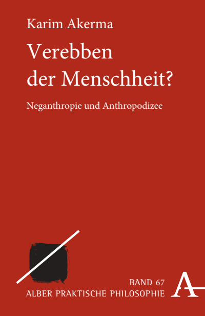 Cover of book: Verebben der Menschheit?