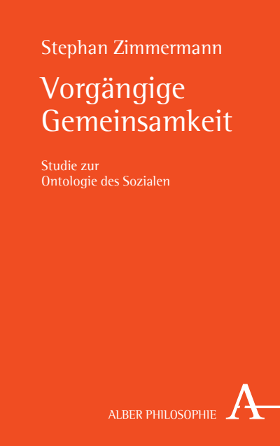Cover of book: Vorgängige Gemeinsamkeit