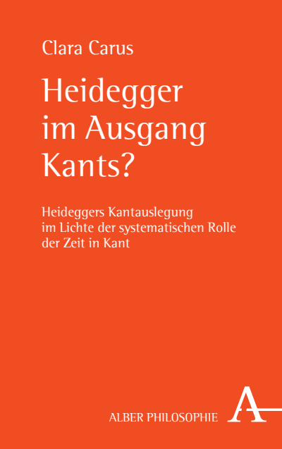 Cover of book: Heidegger im Ausgang Kants?