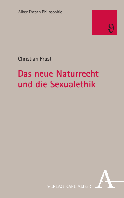 Cover of book: Das neue Naturrecht und die Sexualethik