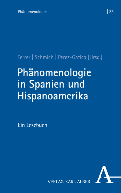 Cover des Buchs: Phänomenologie in Spanien und Hispanoamerika