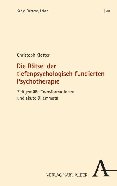 Cover des Buchs: Die Rätsel der tiefenpsychologisch fundierten Psychotherapie