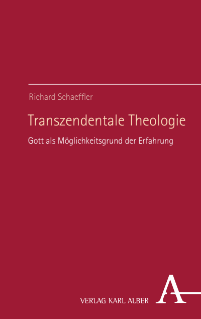 Cover of book: Transzendentale Theologie