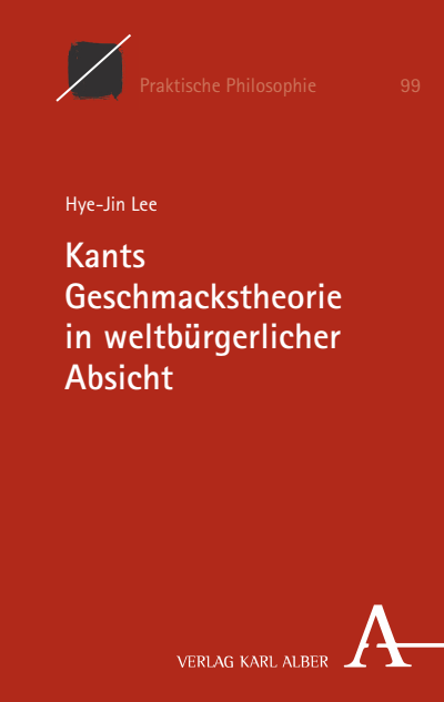 Cover of book: Kants Geschmackstheorie in weltbürgerlicher Absicht