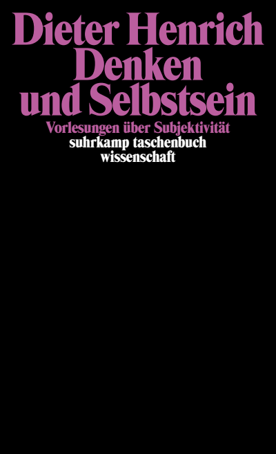 Cover des Buchs: Denken und Selbstsein