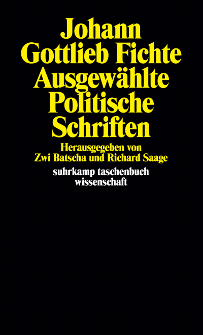 Cover of book: Ausgewählte politische Schriften