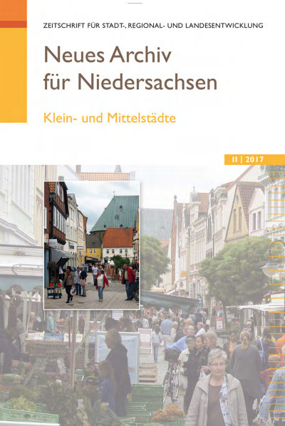 Cover of book: Neues Archiv für Niedersachsen