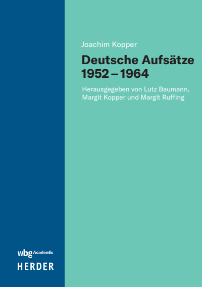 Cover des Buchs: Deutsche Aufsätze 1952–1964