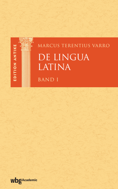 Cover des Buchs: Marcus Terentius Varro: De Lingua Latina