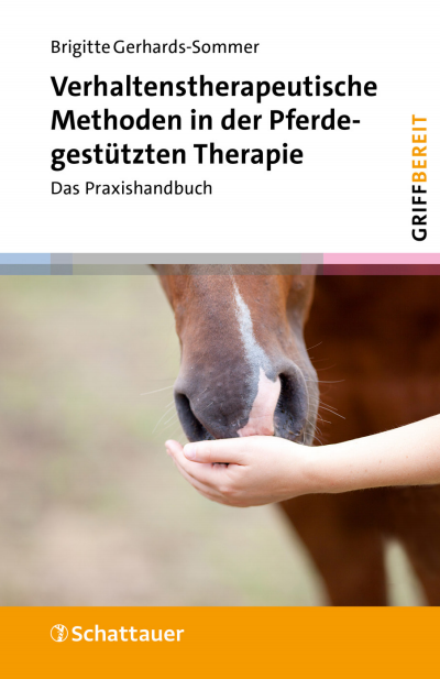 Cover des Buchs: Verhaltenstherapeutische Methoden in der Pferdegestützten Therapie
