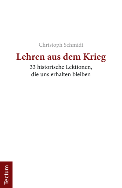 Cover of book: Lehren aus dem Krieg