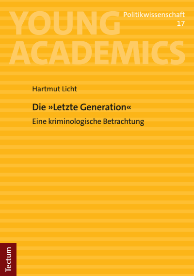 Cover of book: Die „Letzte Generation“