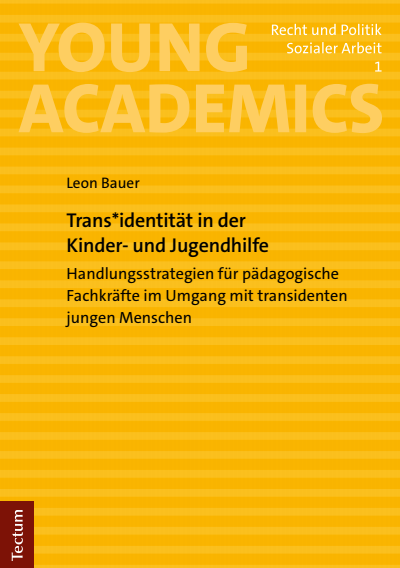 Cover of book: Trans*identität in der Kinder- und Jugendhilfe