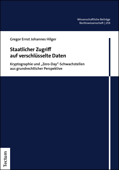Cover des Buchs: Staatlicher Zugriff auf verschlüsselte Daten