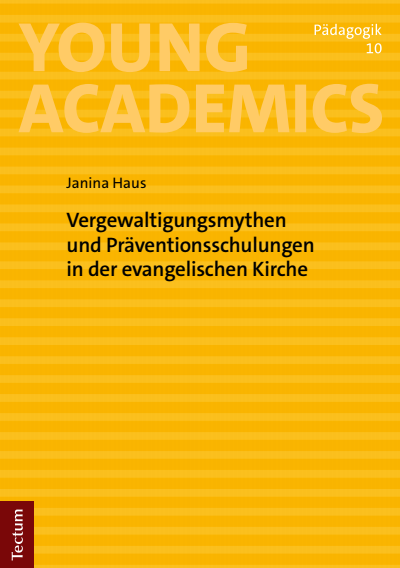 Cover des Buchs: Vergewaltigungsmythen und Präventionsschulungen in der evangelischen Kirche