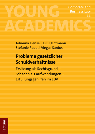 Cover des Buchs: Probleme gesetzlicher Schuldverhältnisse