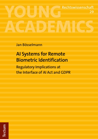 Cover des Buchs: AI Systems for Remote Biometric Identification