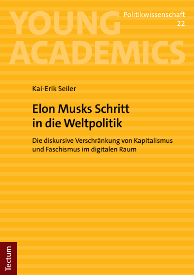 Cover of book: Elon Musks Schritt in die Weltpolitik