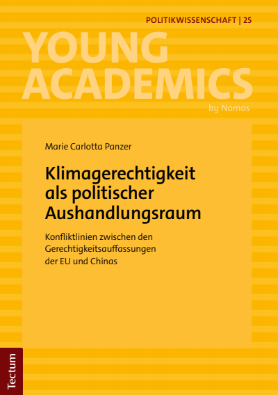 Cover of book: Klimagerechtigkeit als politischer Aushandlungsraum