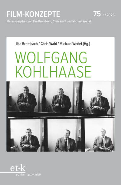 Cover of book: Wolfgang Kohlhaase