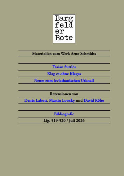 Cover of book: Bargfelder Bote