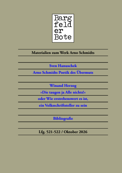 Cover des Buchs: Bargfelder Bote