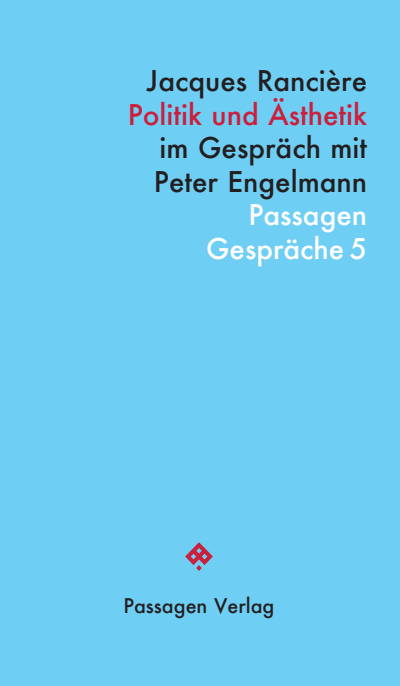 Cover of book: Politik und Ästhetik