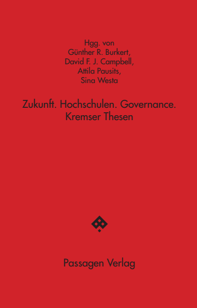Cover of book: Zukunft. Hochschulen. Governance