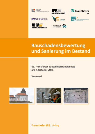 Cover des Buchs: Bauschadensbewertung und Sanierung im Bestand