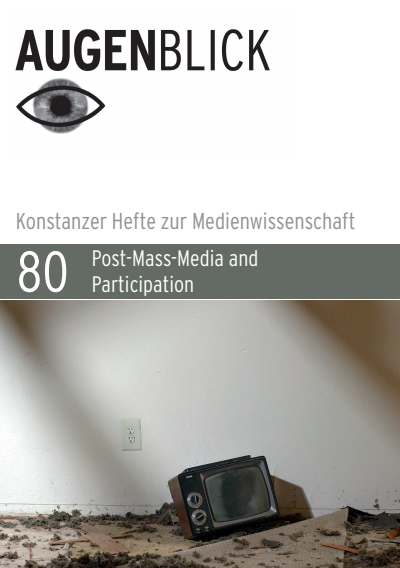 Cover of book: Post-Mass-Media and Participation