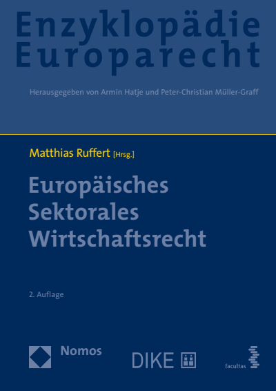 Cover des Buchs: Europäisches Sektorales Wirtschaftsrecht