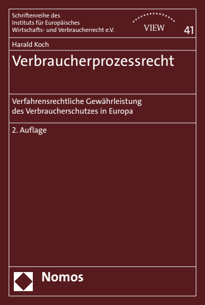 Cover des Buchs: Verbraucherprozessrecht