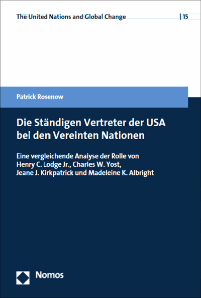 Cover des Buchs: Die Ständigen Vertreter der USA bei den Vereinten Nationen