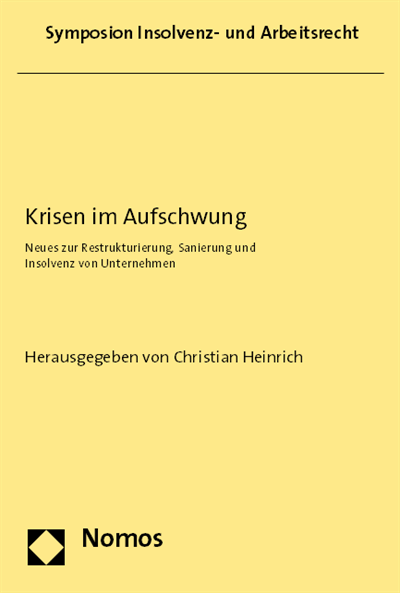 Cover of book: Krisen im Aufschwung